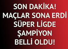 Son Dakika! Süper Lig'de Şampiyon Belli Oldu! 2020-2021 Sezonunda "Şampiyon Beşiktaş"