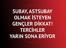 Subay Astsubay Olmak İsteyen Gençler için Çağrı! MSÜ Tercihleri Yarın Sona Eriyor