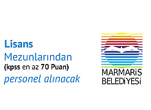 Marmaris Belediye Başkanlığı’na Lisans Mezunu Zabıta Memuru Alımı Yapılacak