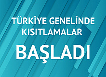 Türkiye Genelinde Sokağa Çıkma Kısıtlaması Başladı
