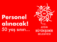 Aydın Büyükşehir Belediyesi’ne 29 Personel Alımı Yapılacak