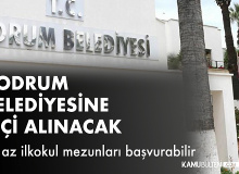 Bodrum Belediyesi’ne Geçici İşçi Alımı Yapılacak