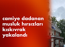 Camiye Dadanmışlardı! Musluk Hırsızları Kıskıvrak Yakalandı