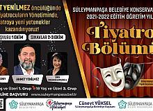 Belediye Konservatuvarı Tiyatro Bölümü yeniden açılıyor
