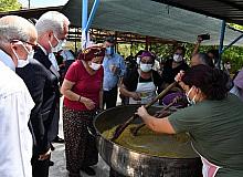 Isparta Senirkent ilçesinde kazanlar birlik ve beraberlik için kaynadı