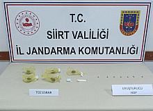 Siirt’te uyuşturucu madde ele geçirildi