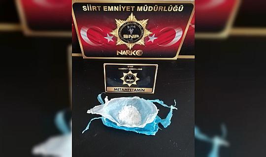 Siirt’te uyuşturucu maddesi ele geçirildi