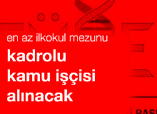 TÜSEB’e En Az İlkokul Mezunu Kadrolu İşçi Alımı Yapılacak