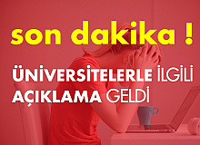 YÖK'ten Üniversitelerle ilgili Açıklama Geldi