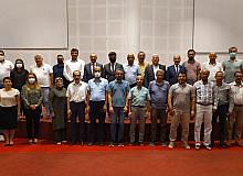 Üniversiteden emekliliğe ayrılan personellere veda yemeği düzenlendi