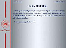 Bursa’da Nilüfer İlçe Nüfus Müdürlüğü pazar günü de hizmet verecek