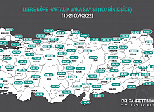 15-21 Ocak Haftalık Vaka Sayıları Açıklandı. İstanbul Yine Zirvede