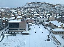 Bayburt yeni yıla karla uyandı