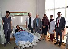 Besni’de ilk kez kapalı lazer taş ameliyatı yapıldı