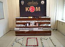 Gaziantep’te bin 580 paket kaçak sigara ele geçirildi