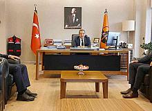 Kaymakam Sevgili ve Başkan Doğru’dan Fidan’a ziyaret