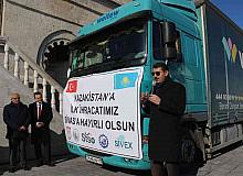 Sivas ilk ihracat tırını Kazakistan’a uğurladı