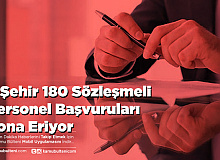 5 Şehir 180 Sözleşmeli Personel Başvuruları Sona Eriyor