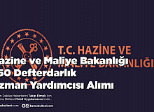 Hazine ve Maliye Bakanlığı 250 Defterdarlık Uzman Yardımcısı Alımı
