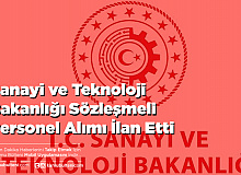 Sanayi ve Teknoloji Bakanlığı Sözleşmeli Personel Alımı