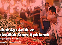 Şubat Ayı Açlık ve Yoksulluk Sınırı Açıklandı