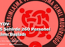 SYDV 35 Şehirde 260 Personel Alımı Başladı