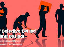 17 Belediye 174 İşçi Alımı Başladı