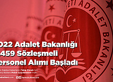 Adalet Bakanlığı 6.459 Personel Alımı Başladı