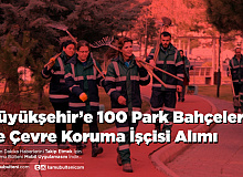 Büyükşehir’e 100 Park Bahçeler ve Çevre Koruma