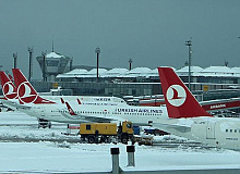 Kar Başladı Uçak Seferleri İptal Edildi