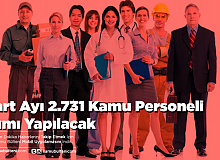 Mart Ayı 2.731 Kamu Personeli Alımı Yapılacak
