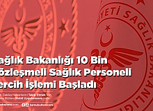 Sağlık Bakanlığı 10 Bin Sözleşmeli Sağlık Personeli Tercih İşlemi Başladı