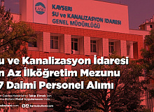Su ve Kanalizasyon İdaresi En Az İlköğretim Mezunu 27 Daimi Personel Alımı