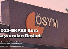 2022-EKPSS Kura Başvuruları Başladı