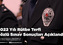 2022 Rütbe Terfi Sözlü Sınav Sonuçları Açıklandı