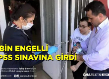95 Bin Engelli Kamu Personeli  Olmak İçin Sınava Girdi