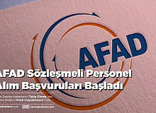 AFAD Sözleşmeli Personel Alımı Başvuruları Başladı