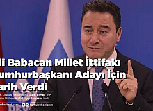 Ali Babacan Millet İttifakı Cumhurbaşkanı Adayı İçin Tarih Verdi