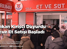 Bakan Kirişci Duyurdu Ucuz Et Satışı Başladı