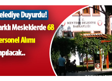 Belediye Duyurdu! Farklı Mesleklerde 68 Personel Alımı Yapılacak..