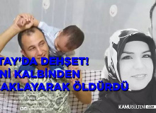 Boğazını Sıkan Eşini Kalbinden Bıçaklayarak Öldürdü!