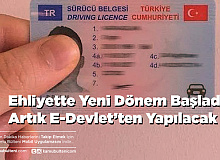 Ehliyette Yeni Dönem Başladı Artık E-Devlet’ten Yapılacak