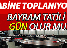 Erdoğan Kabineyi topluyor! Bayram tatili uzayacak mı ? Tatil 9 gün olur mu?