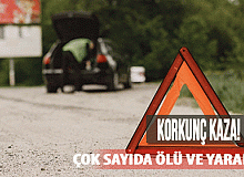 Feci Otobüs Kazası! 8 Ölü Çok Sayıda Yaralı var