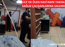 Hasta yakınları polisin silahını alıp ateş açtı!