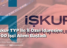 İşkur TYP İle İl Özel İdaresine 600 İşçi Alımı Başladı