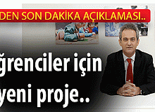 MEB Öğrenciler için yeni proje başlattı
