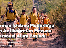Orman İşletme Müdürlüğü En Az İlköğretim Mezunu Personel Alımı Başladı