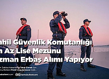Sahil Güvenlik Komutanlığı En Az Lise Mezunu Uzman Erbaş Alımı Yapıyor
