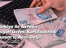 Türkiye ile Avrupa Asgari Ücreti Karşılaştırıldı Durum İç Açıcı Değil